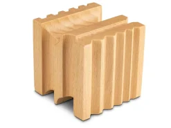 Wooden Swage Block And 14 Shaping Punches