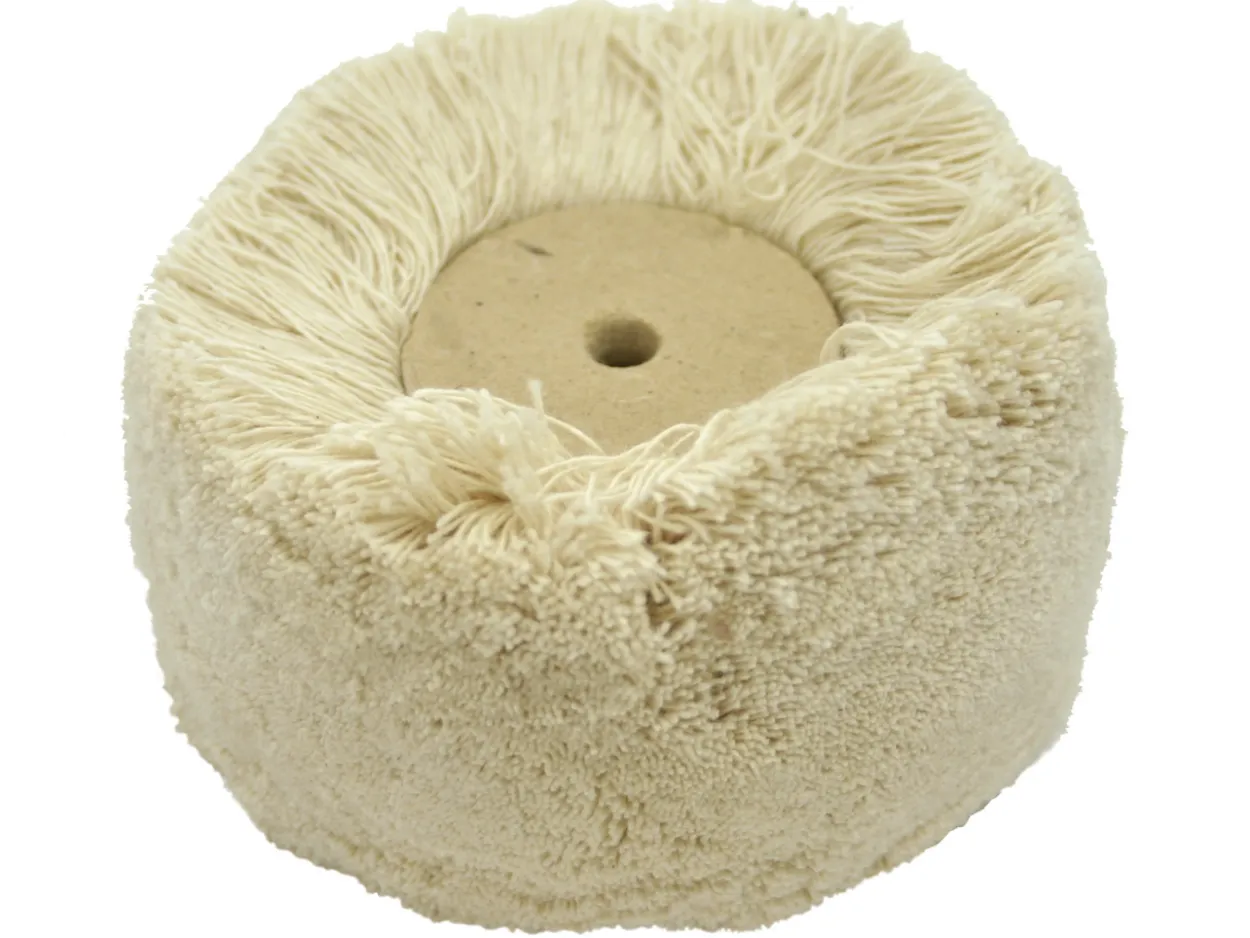 Wool Mop 4" Fine Thread Wooden Centre
