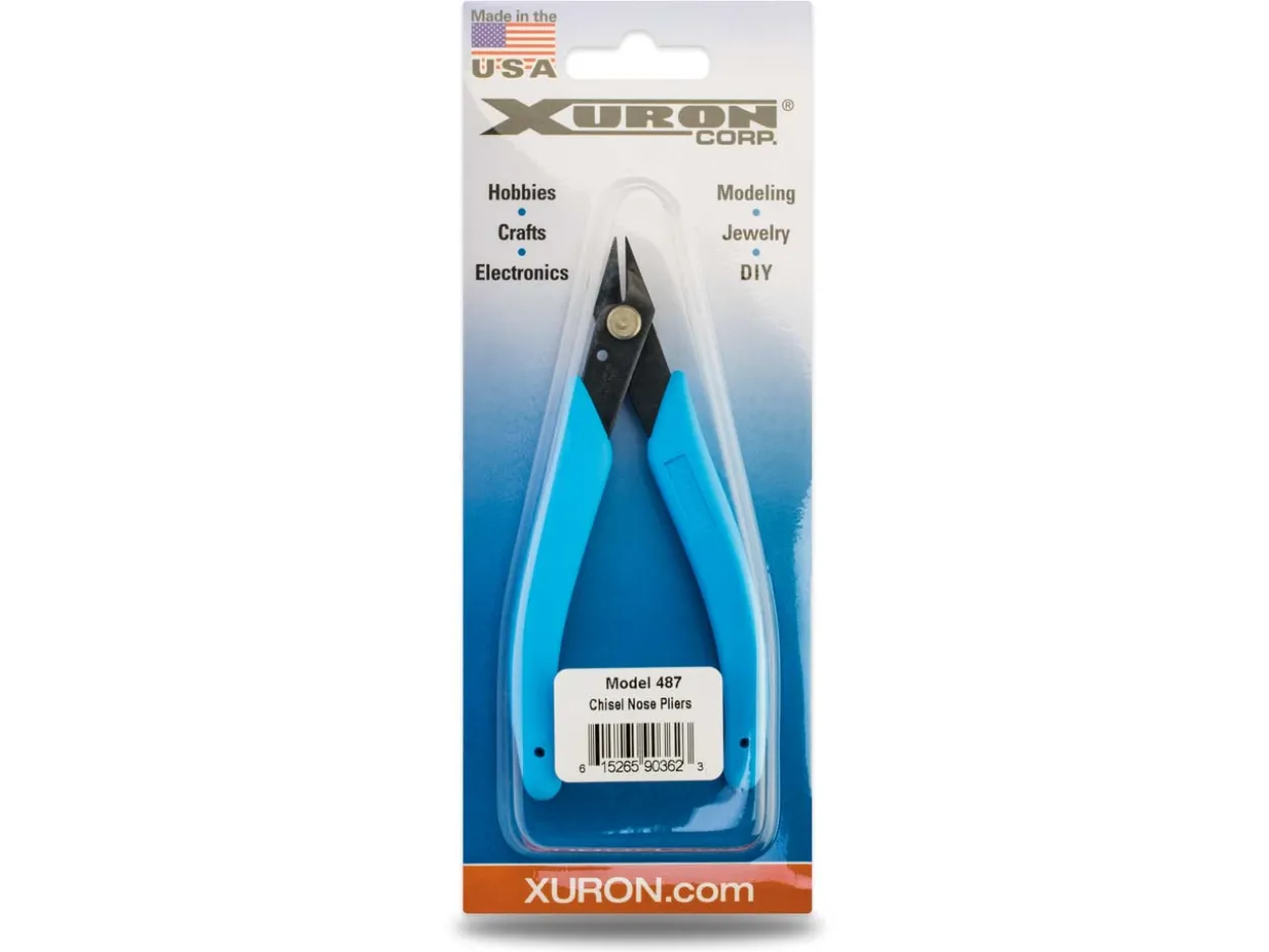 Xuron Chisel Nose Pliers 487