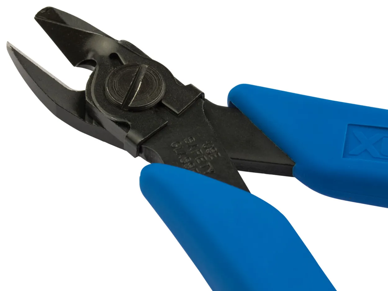 Xuron Oval Head Micro-shears With Wire Retaining Clip 9100f