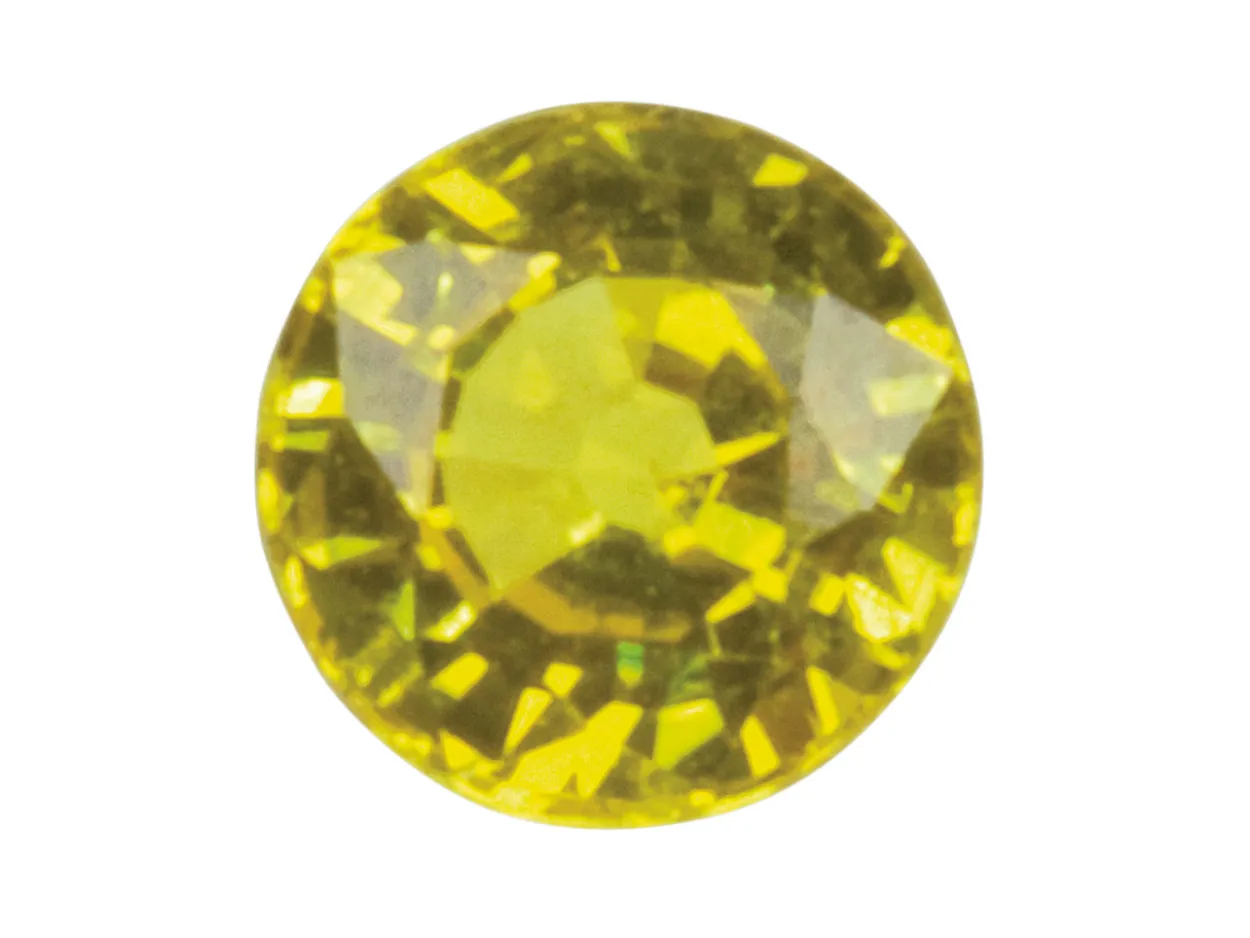 Yellow Sapphire, Round, 2mm