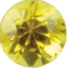Yellow Sapphire, Round, 2.5mm