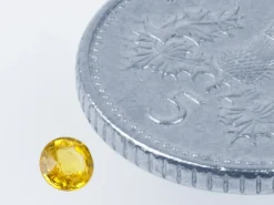 Yellow Sapphire, Round, 3mm