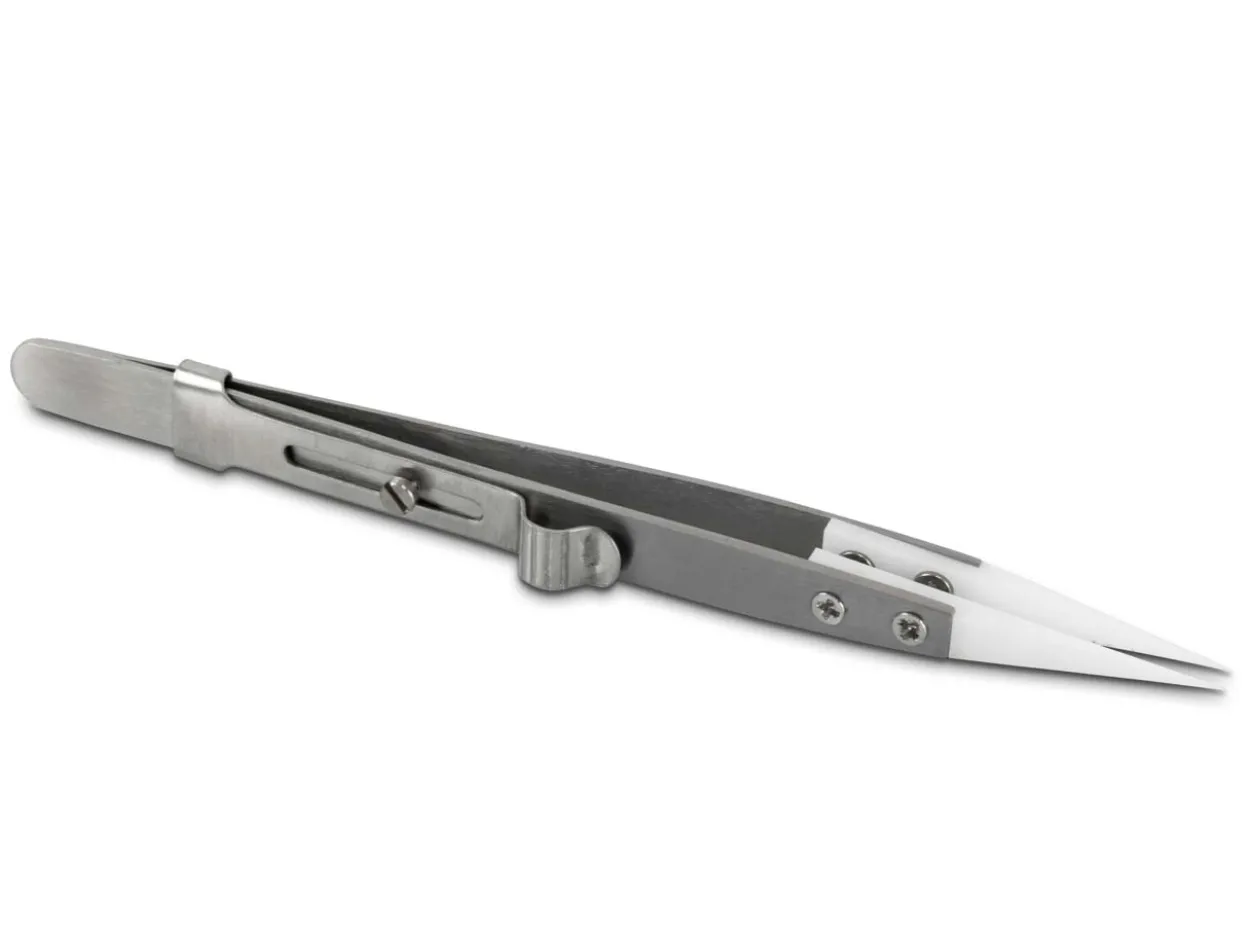 Zirconium Stainless Steel Tweezers, Straight